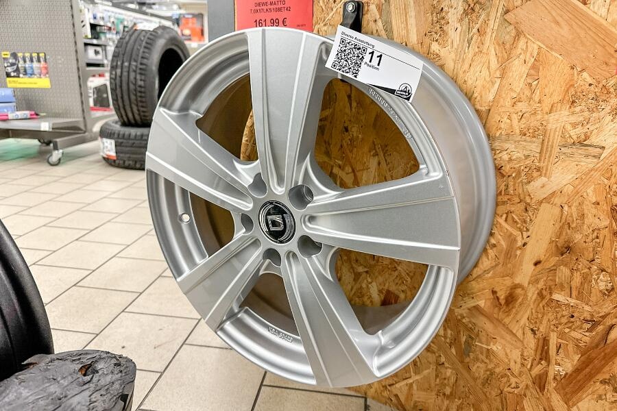 Hliníkový disk Diewe-Matto. 17 palcov - 2