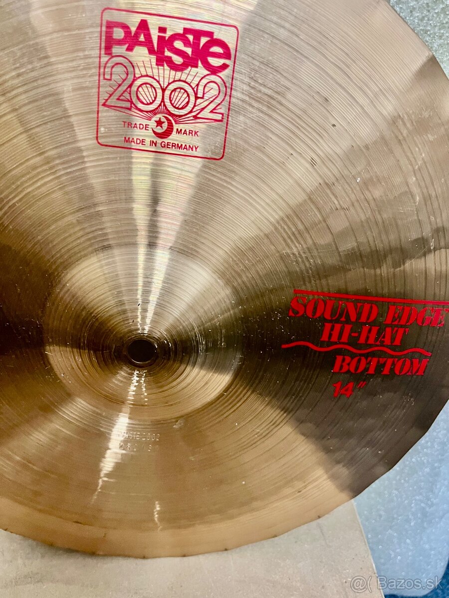 Paiste 2002 hihat 14" sound edge. - 2