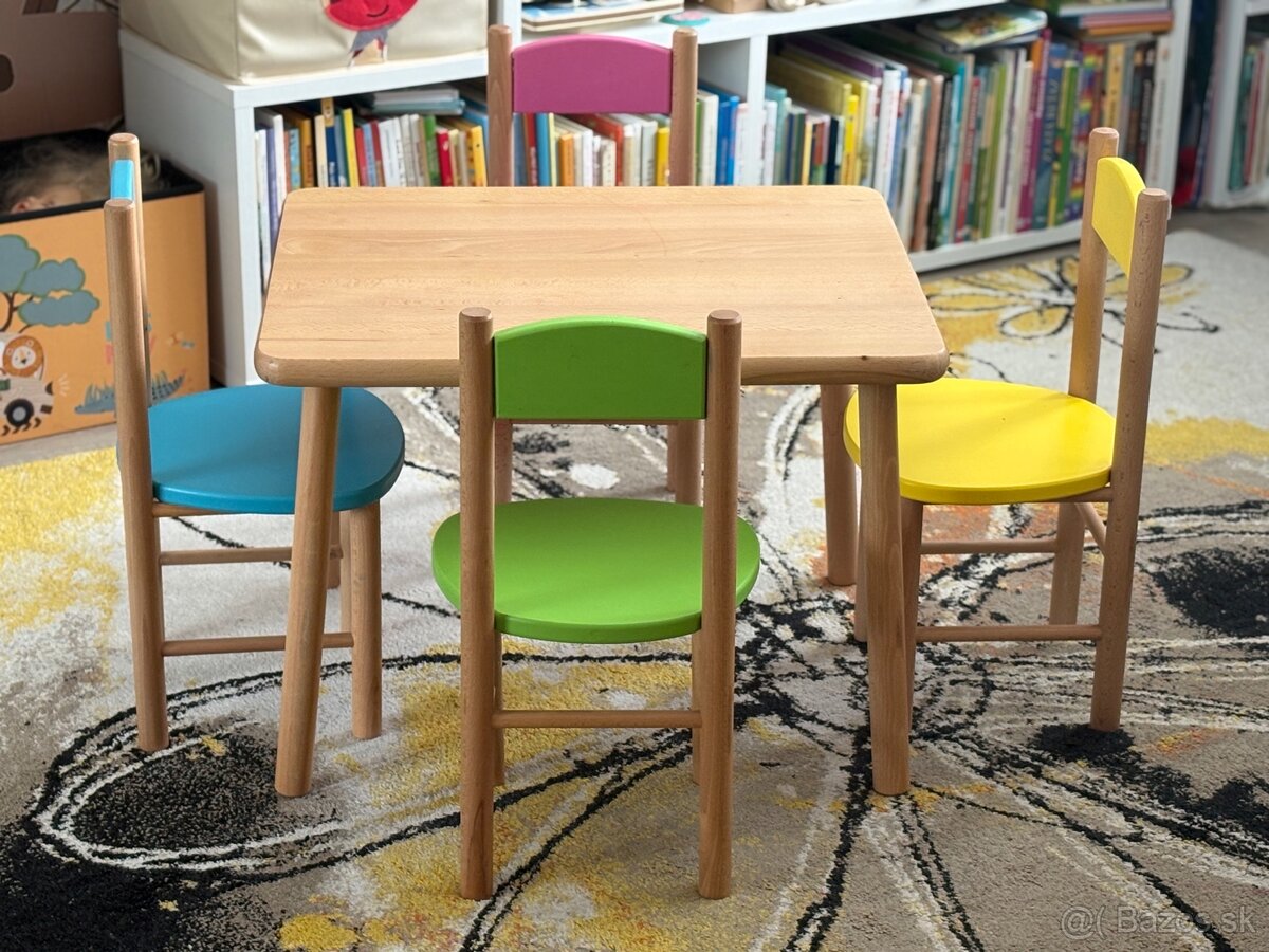 Detský stolik so stoličkami - 2