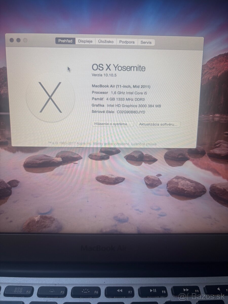 Predám MacBook air 2011 - 2