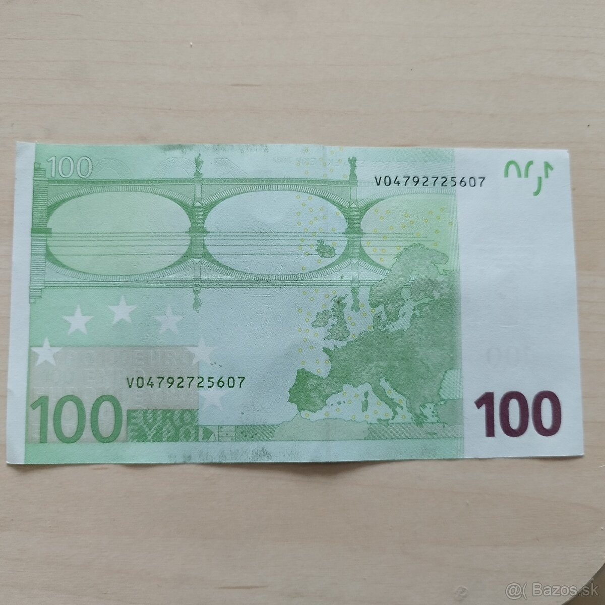 100€ bankovka z roku 2002 - 2