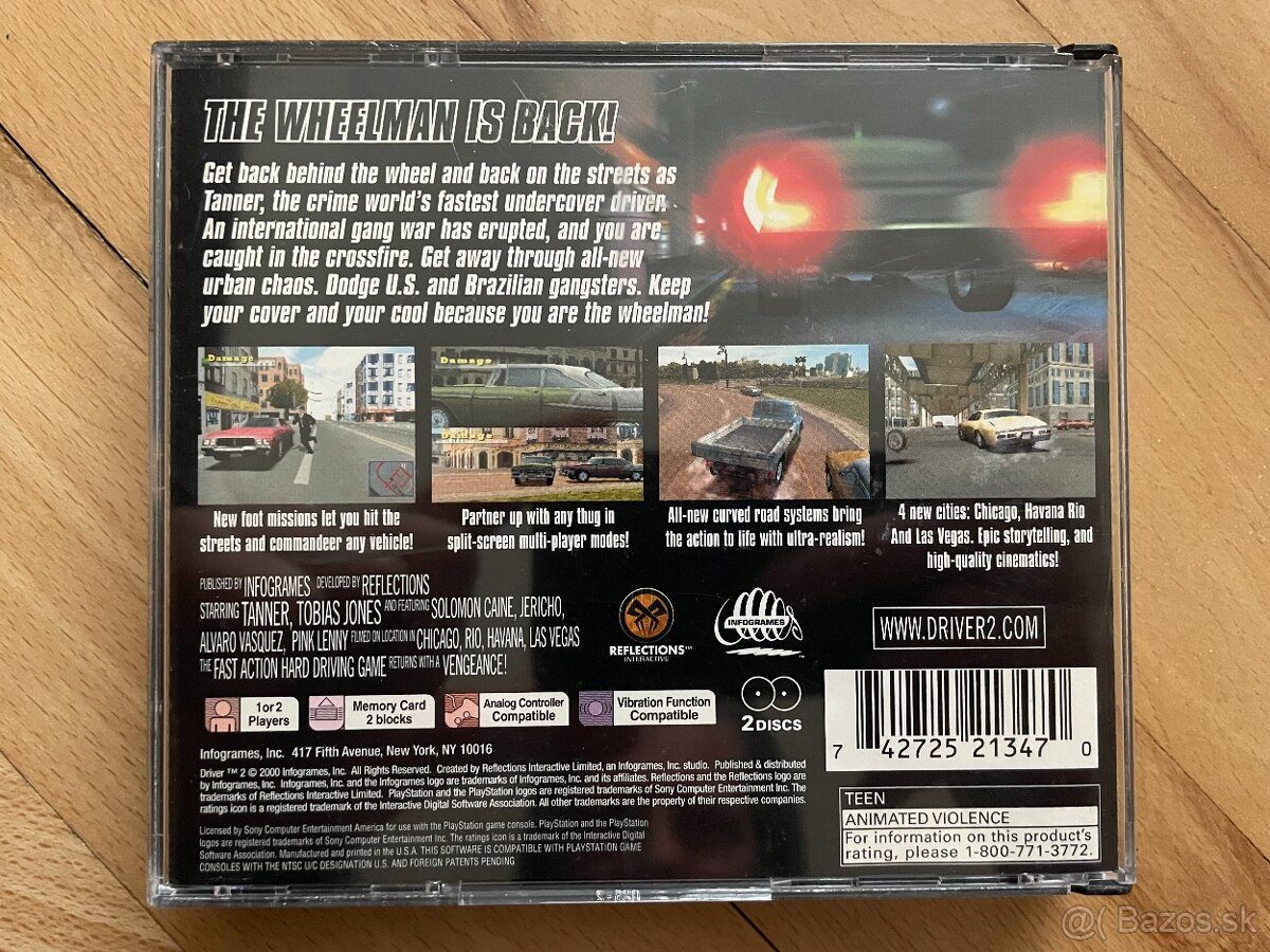 DRIVER 2 - PS1 (NTSC U/C) - 2