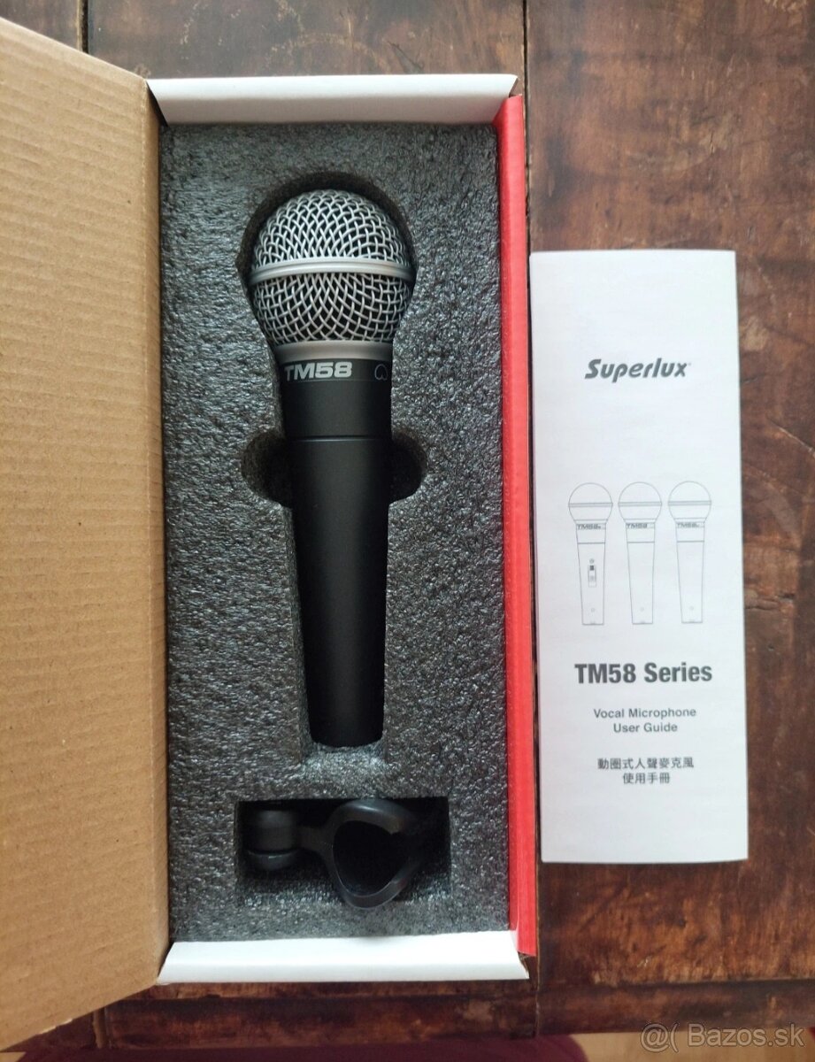 Vokály mikrofón superlux TM58 - 2