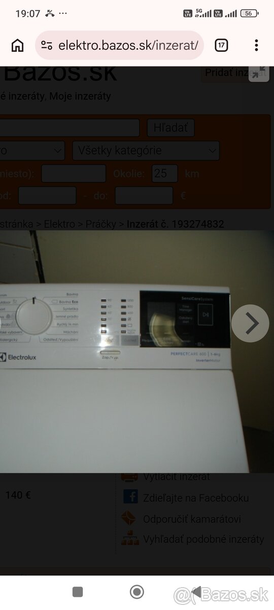 Elektrolux práčka perfektcare600 - 2