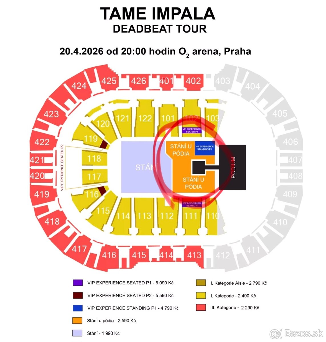 TAME IMPALA | O2 arena, 20.04.2026 - 2
