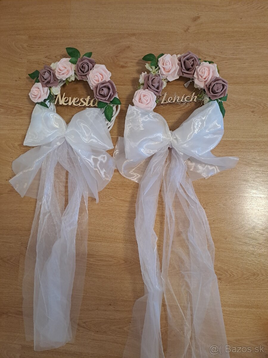 Svadobné vence na dvere - 2