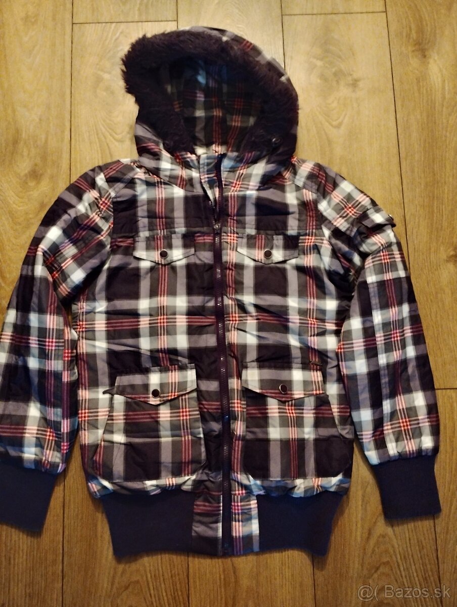 Zimné dievčenské bundy 152 - 2