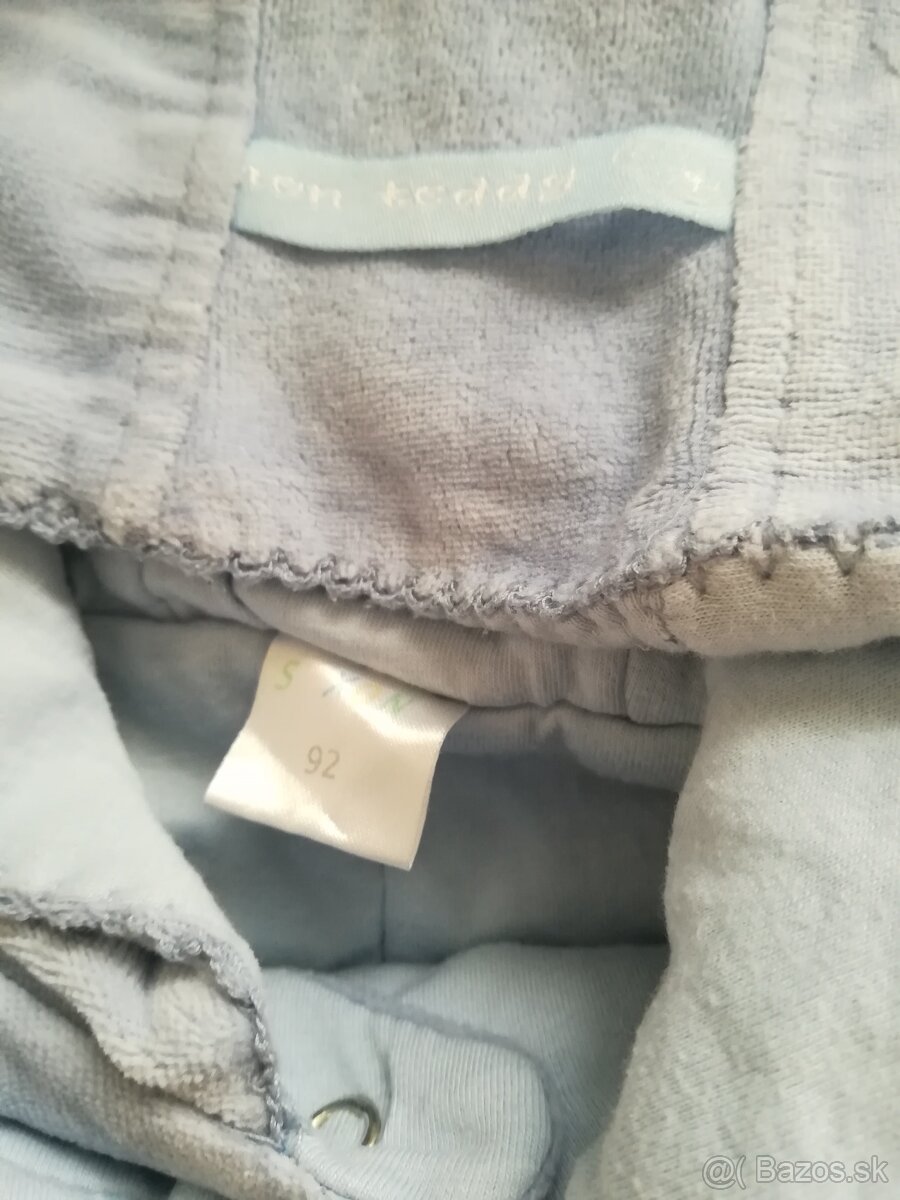 Overal - modrý so zapínaním po stranách - 2