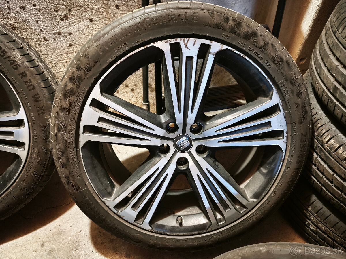 Seat Tarraco - originál 20" alu disky - 2