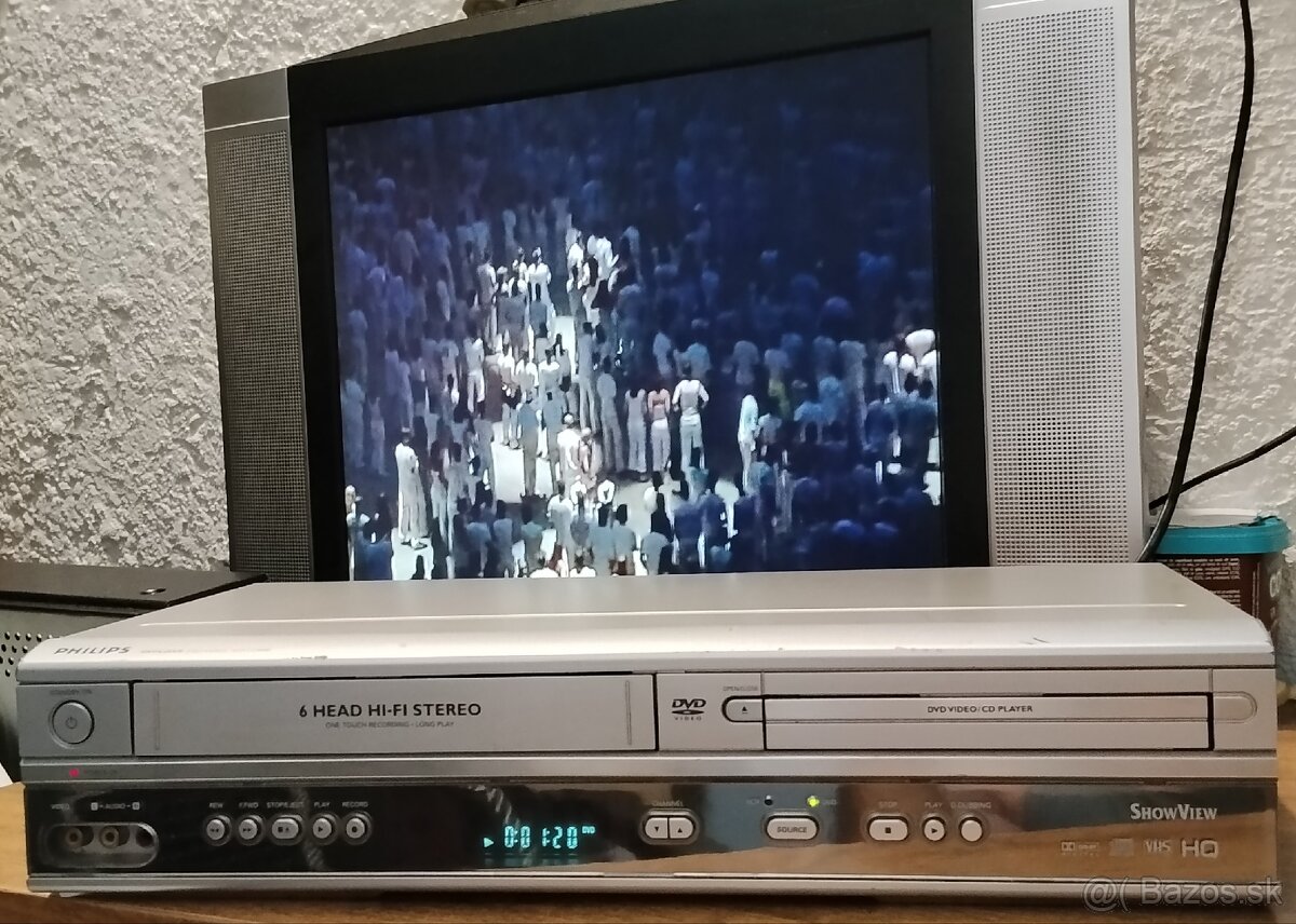 PHILIPS DVP620VR....COMBO DVD+VHS videorekordér.... - 2