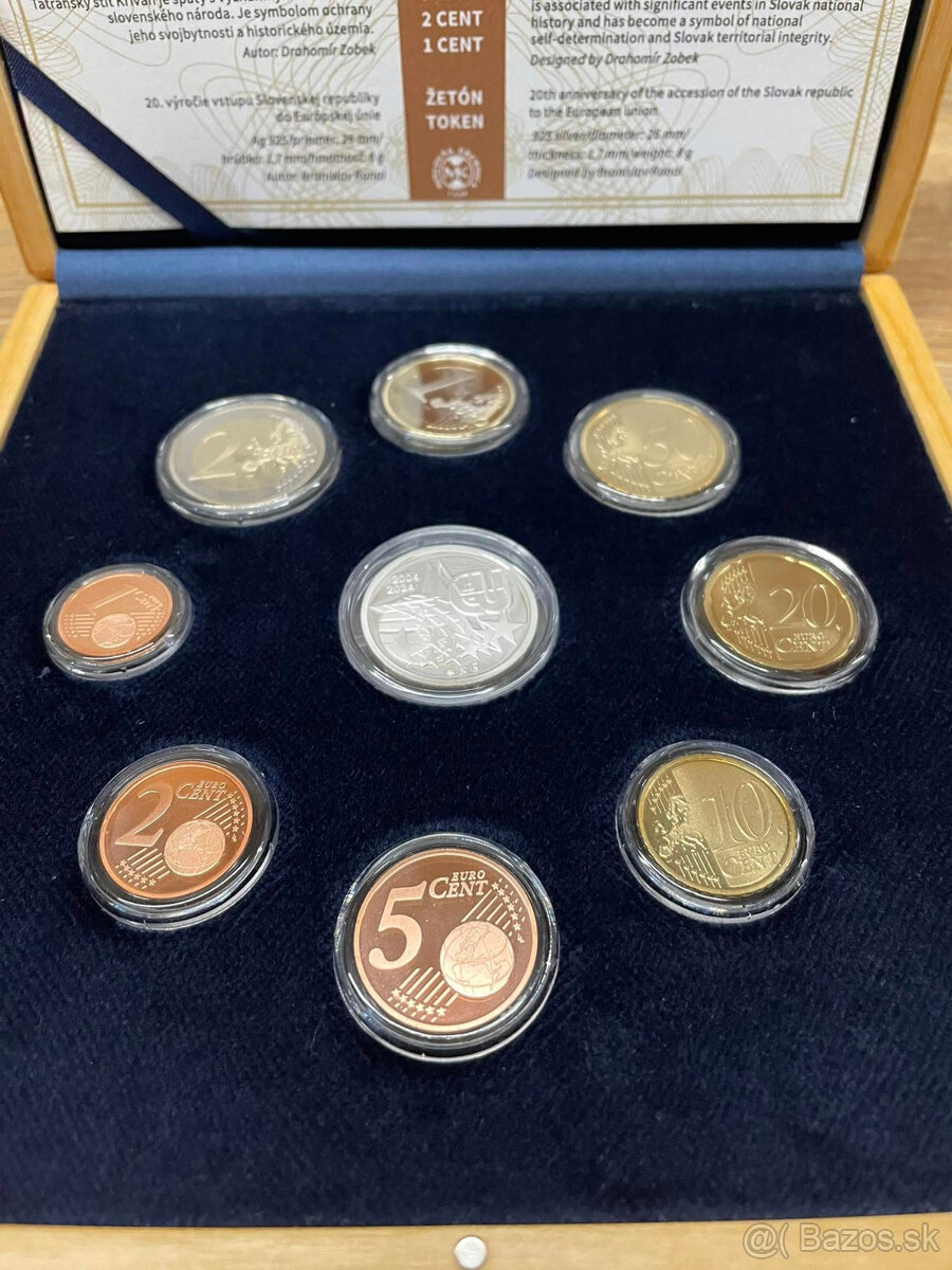 Sada mincí NBS 2024 - 20. výročie vstupu SR do EU proof - 2