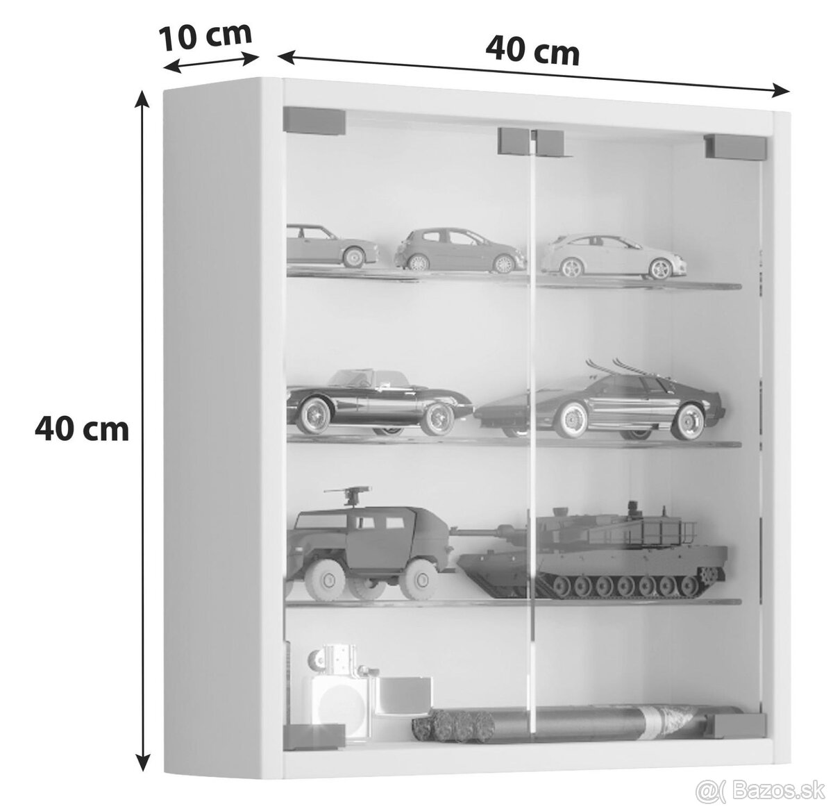 Závesná vitrína - 2