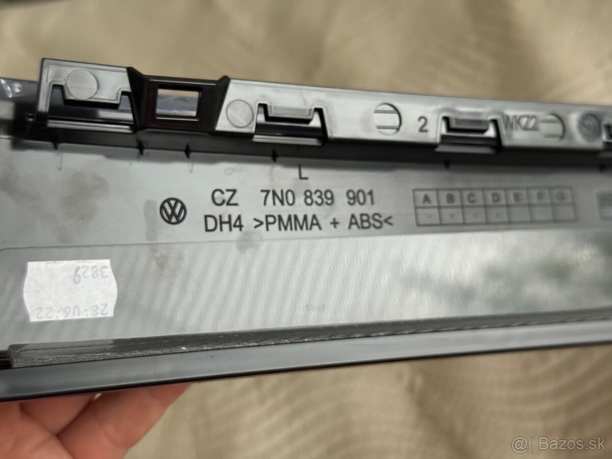 Krycia lišta zadných ľavých dverí Volkswagen sharan - 2