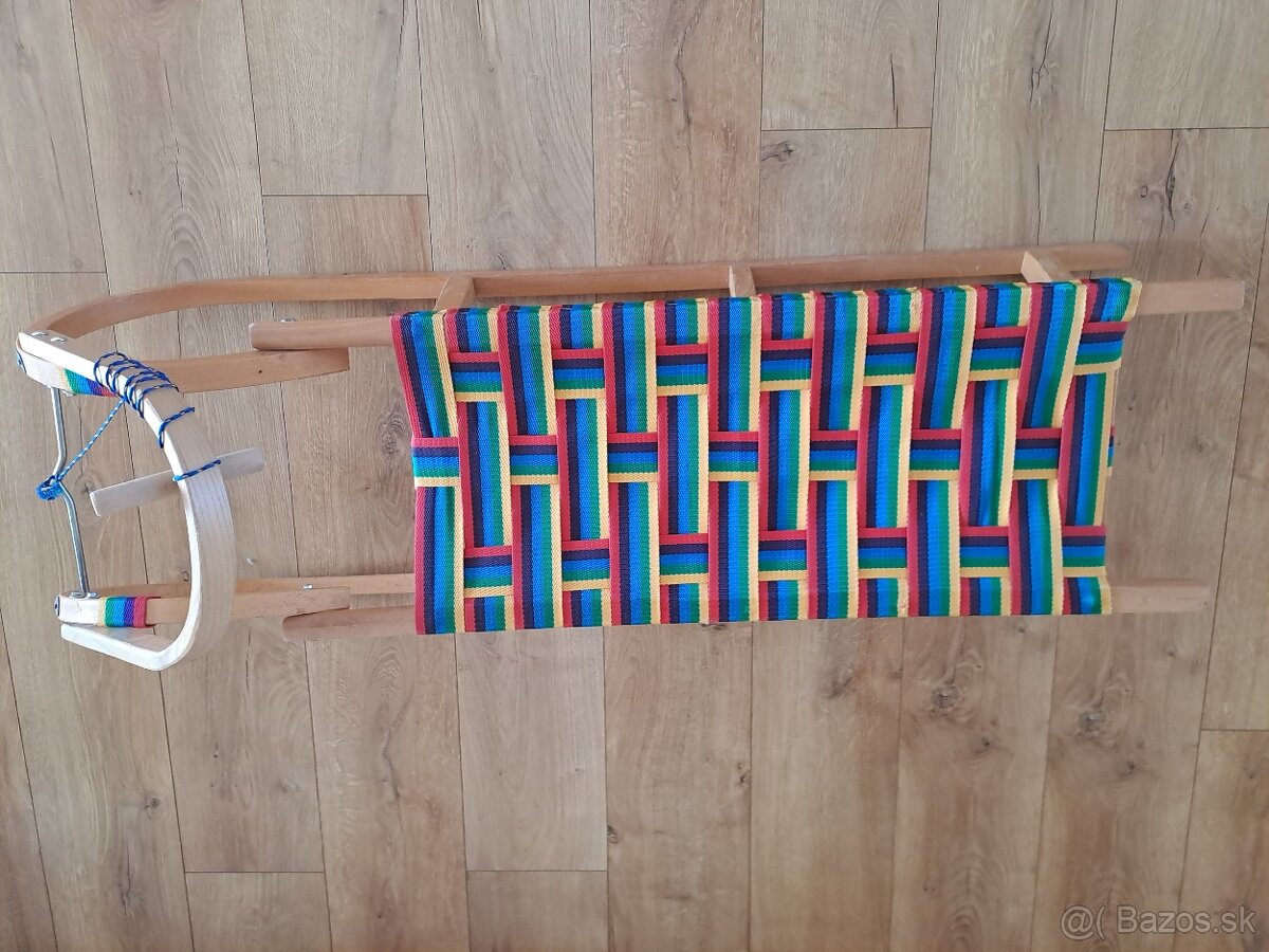 Bukove 120cm detske sanky v skvelom stave - 2