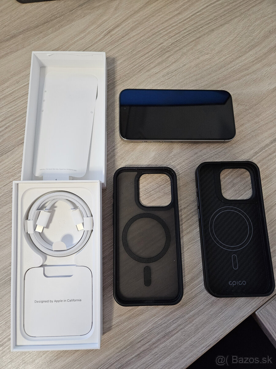 REZERVOVANÉ - Apple iPhone 15 Pro 256GB Natural Titanium - 2