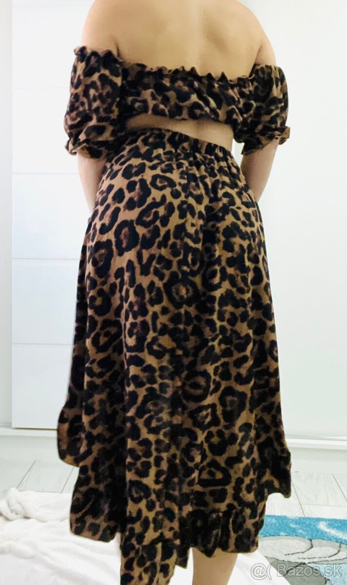 Tigrované šaty - nové - 2