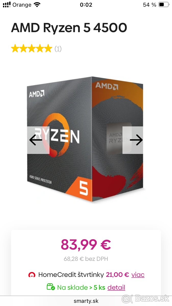 R5 4500+ RX 570 4G - 2