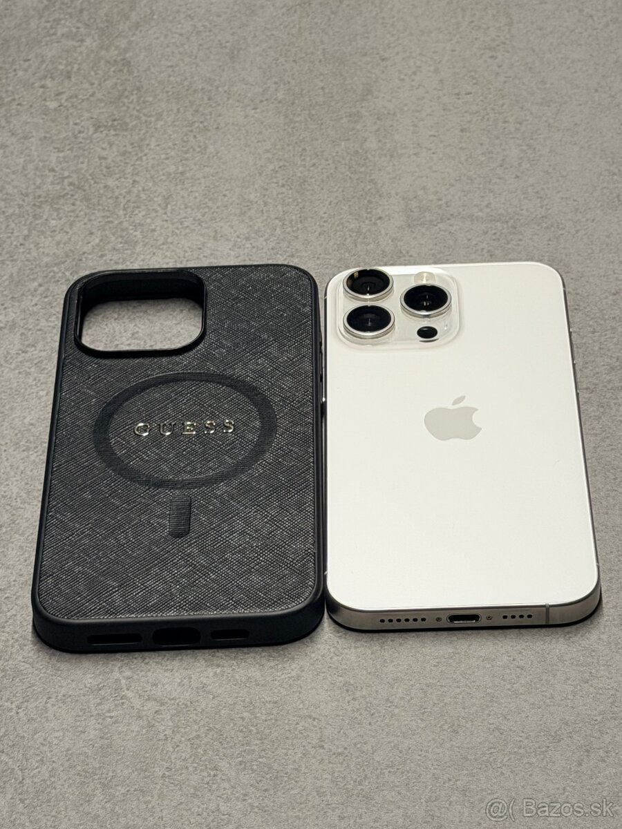 APPLE IPHONE 15 PRO MAX 256/BIELY/TOP STAV - 2