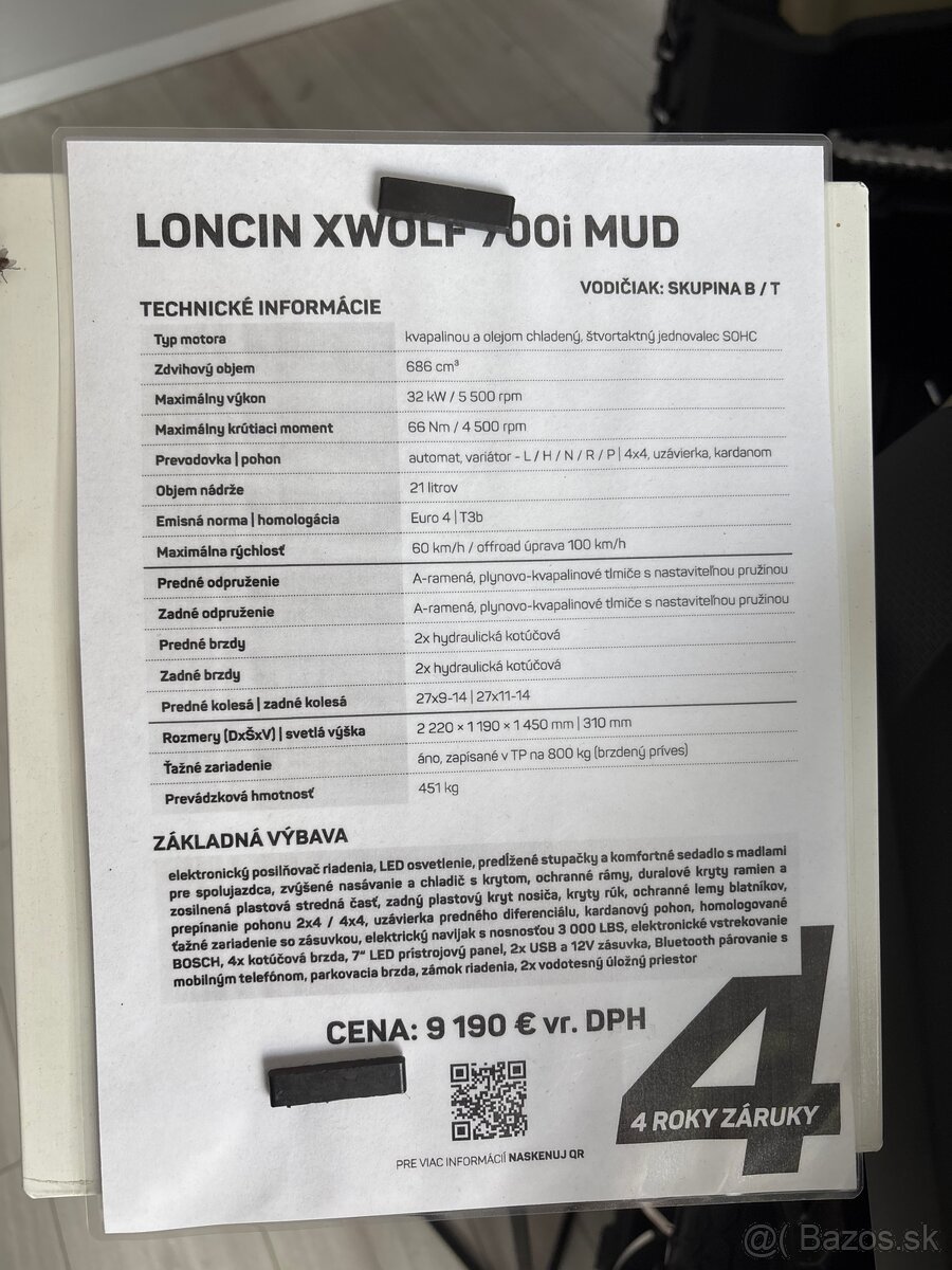 Loncin 700 mud - 2