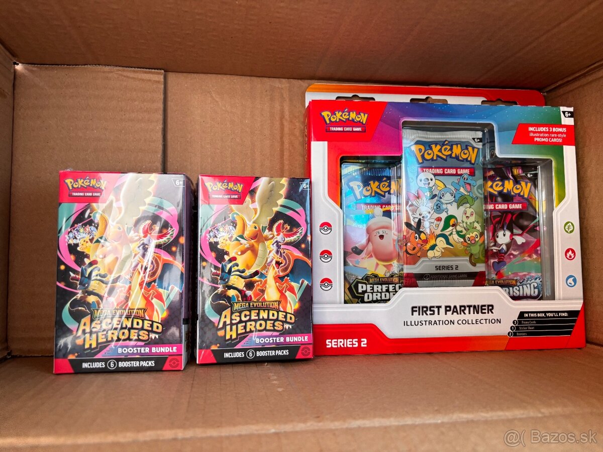 Predám Pokémon Booster Bundle + First Partner Series 2 - 2