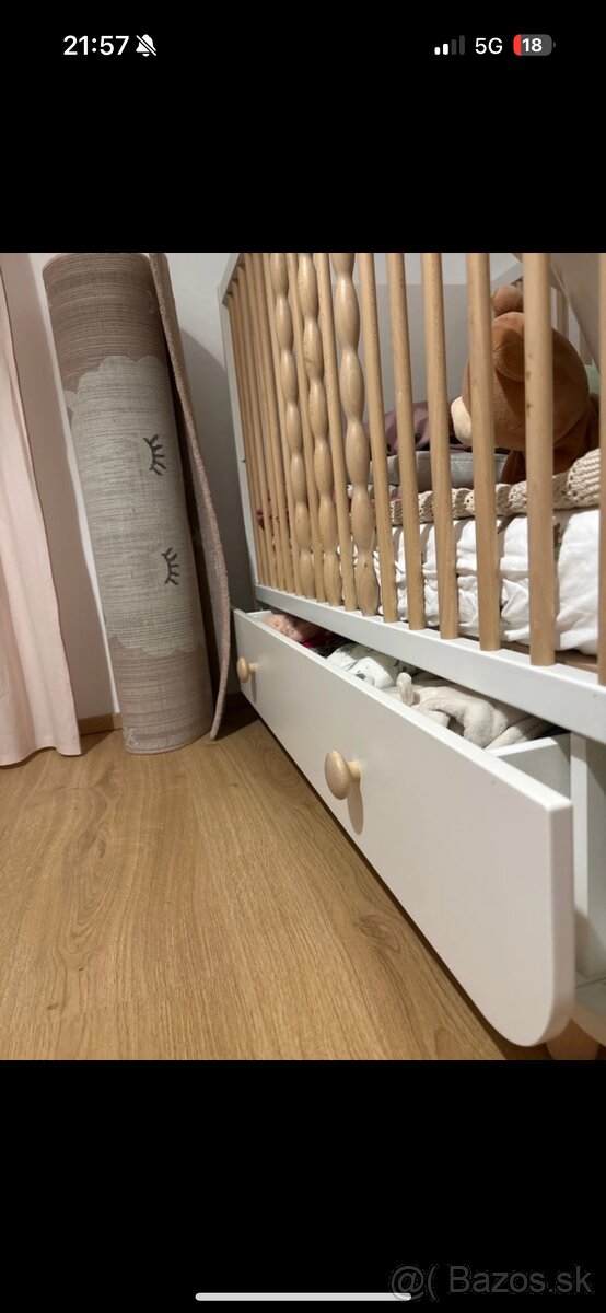 Postielka Myllra Ikea 120x60 - 2