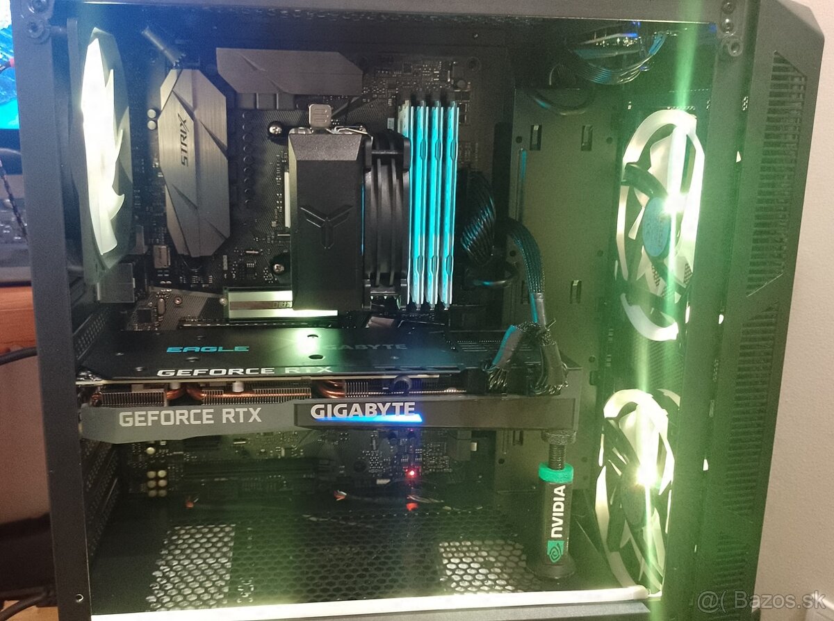 Herný PC- RTX 3070 8GB OC / Ryzen5 3600 / 32GB / NVMe+SSD - 2