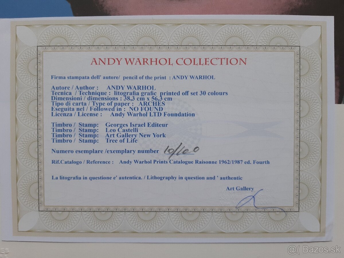 Andy Warhol – Marylin Monroe Blue - 2