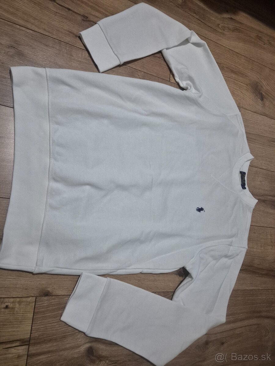 Nová pánska mikina Ralph Lauren biela M - 2