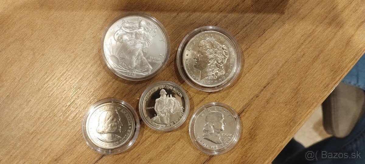 Americke strieborne mince - 2