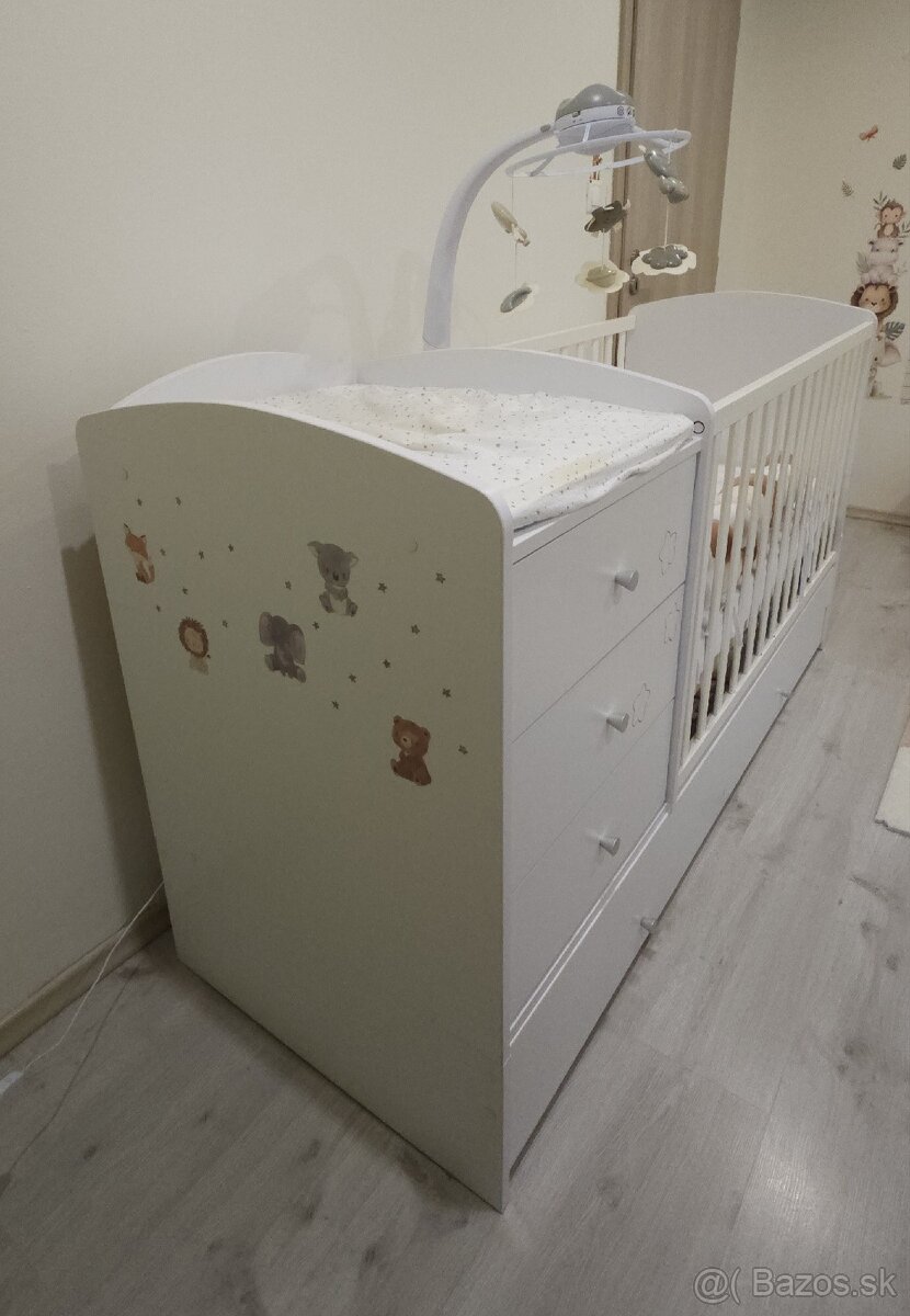 Detská posteľ Maxi Kombi so 4 zásuvkami - 2