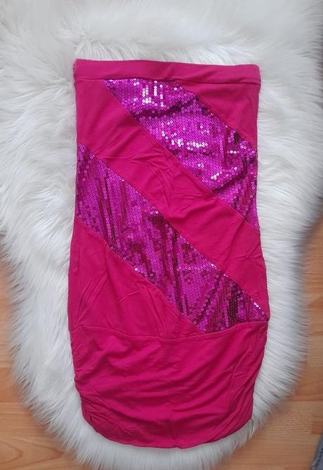 Ružové šaty s trblietkami - 2