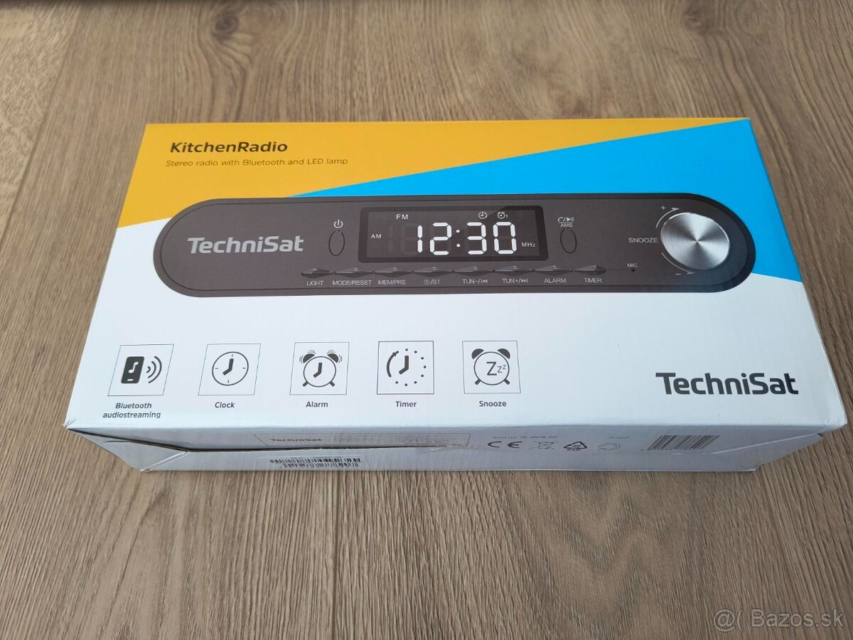 Kuchynské rádio Technisat KitchenRadio antracit - 2