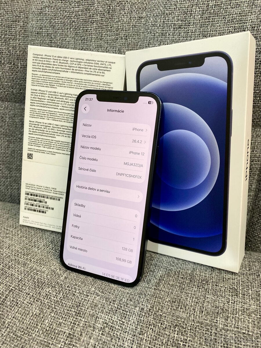 iPhone 12 128GB (plne funkčný) - 2