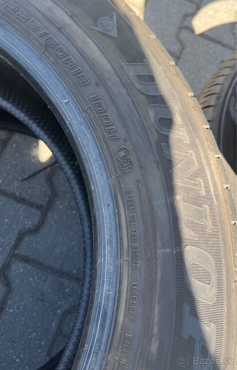 225/60 R18 Dunlop Letne 4ks - 2
