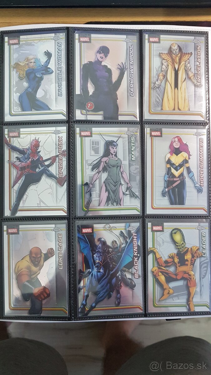 Marvel Topps chrome karty - 2