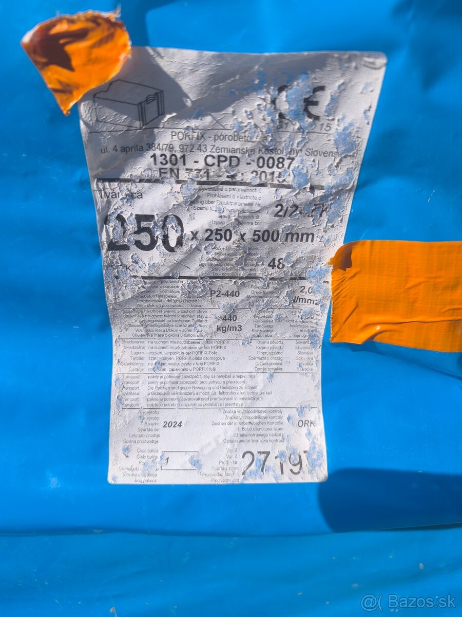 Porfix tvárnice P2-440 250 - 2