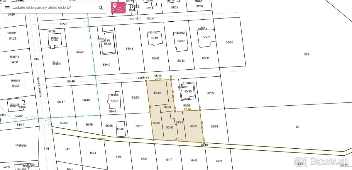 Predaj Stavebný pozemok 1481m2 Namestovo, časť Slanica - 2