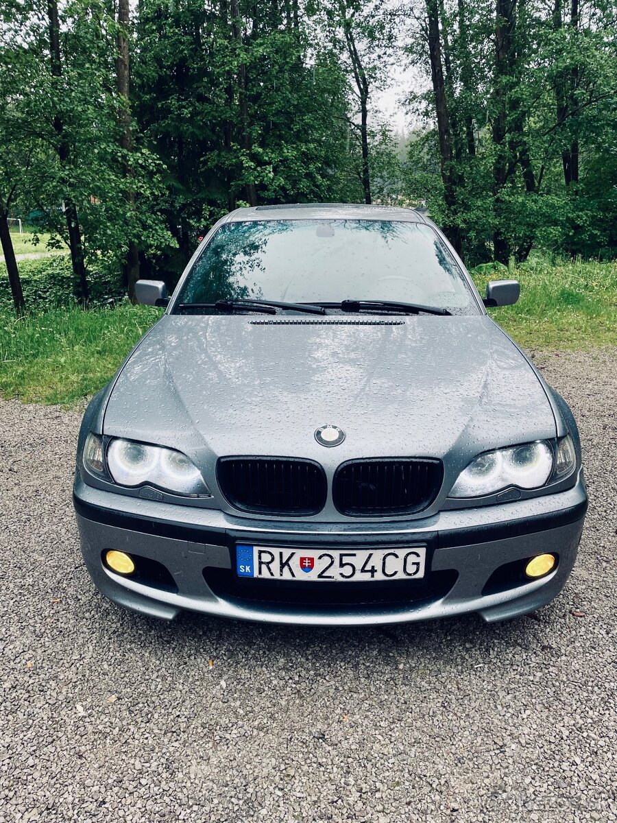 Bmw e46, 150 kw M57N, automat, silber grau - 2