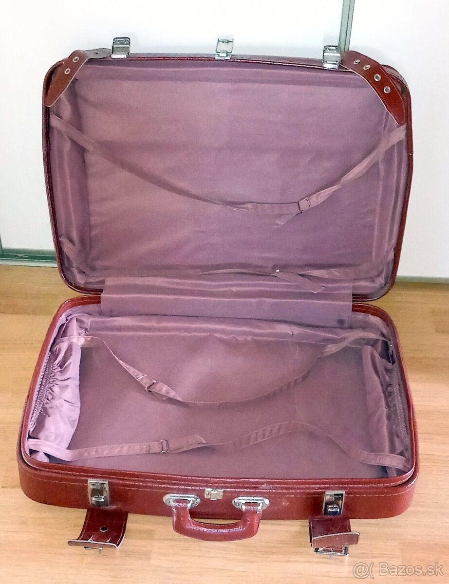 Kožený cestovný kufor - 2