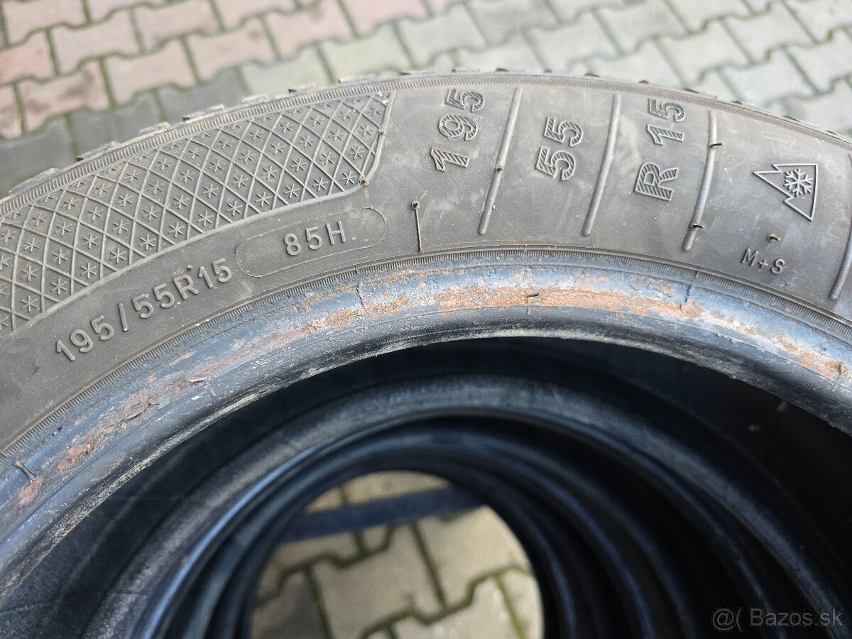 pneumatiky zimne krisalp 195/55/R15 - 2