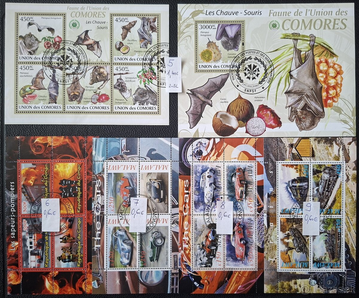 Postove znamky 4 (98poloziek) - 2