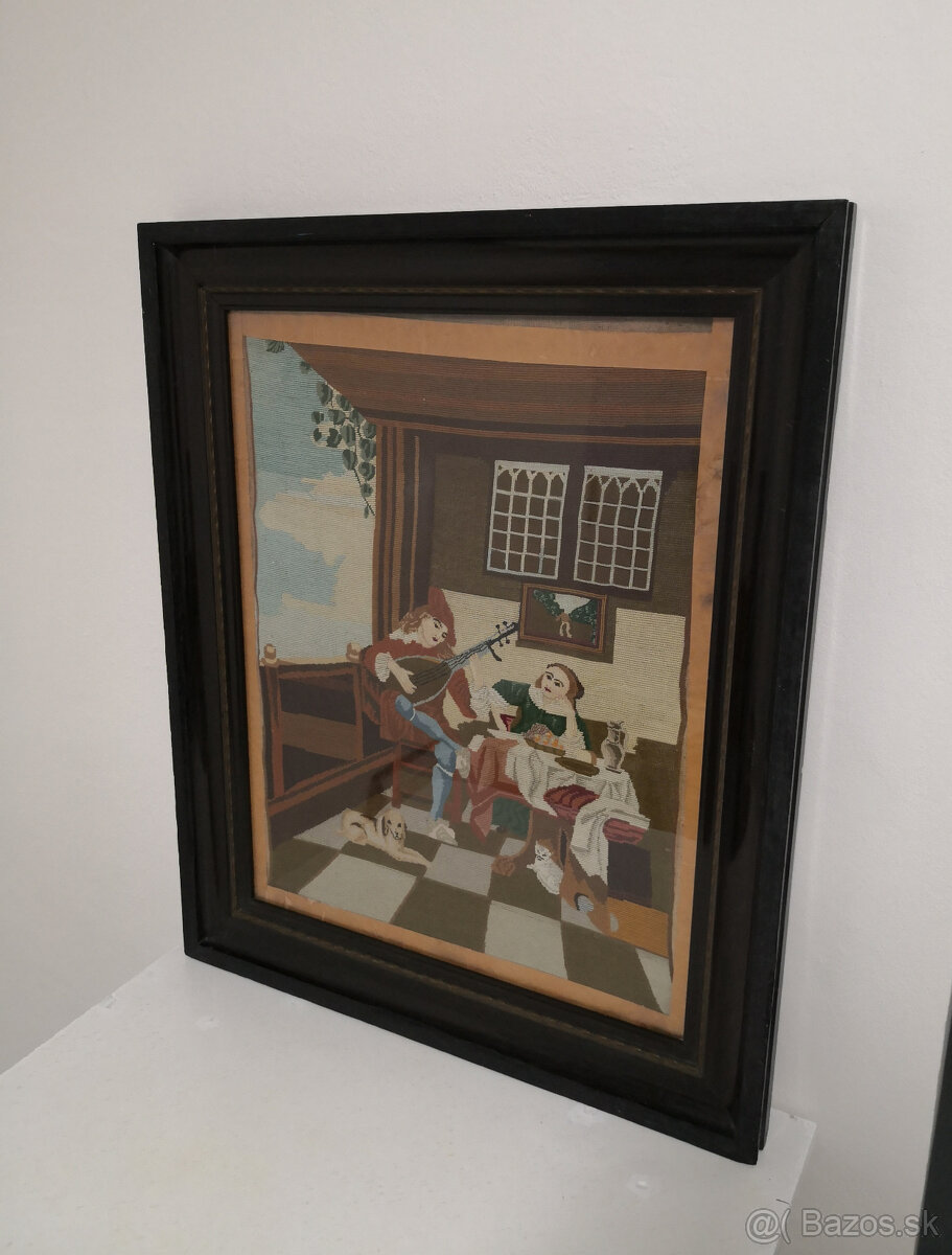 Starožitný gobelinový obraz 7 - 2