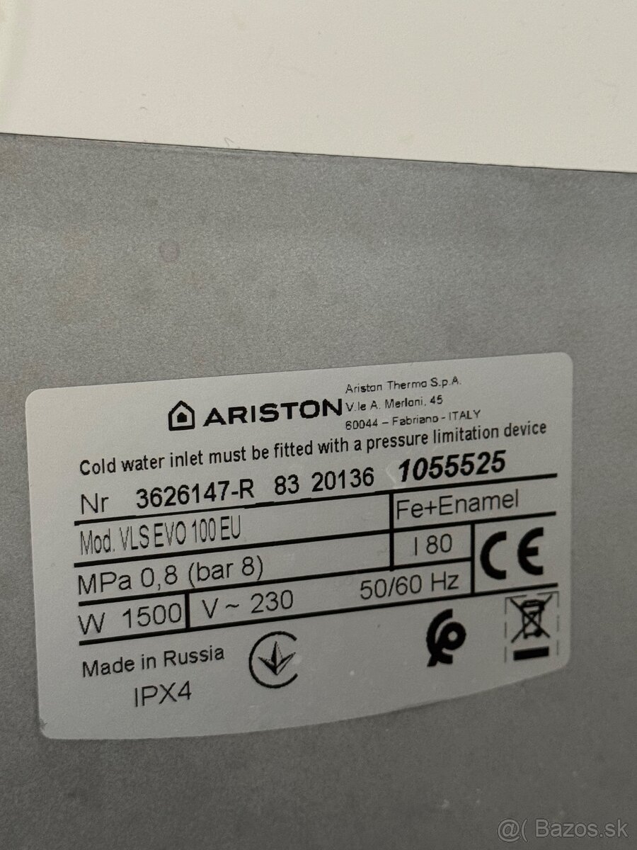 Bojler Ariston Velis EVO 100 - 2