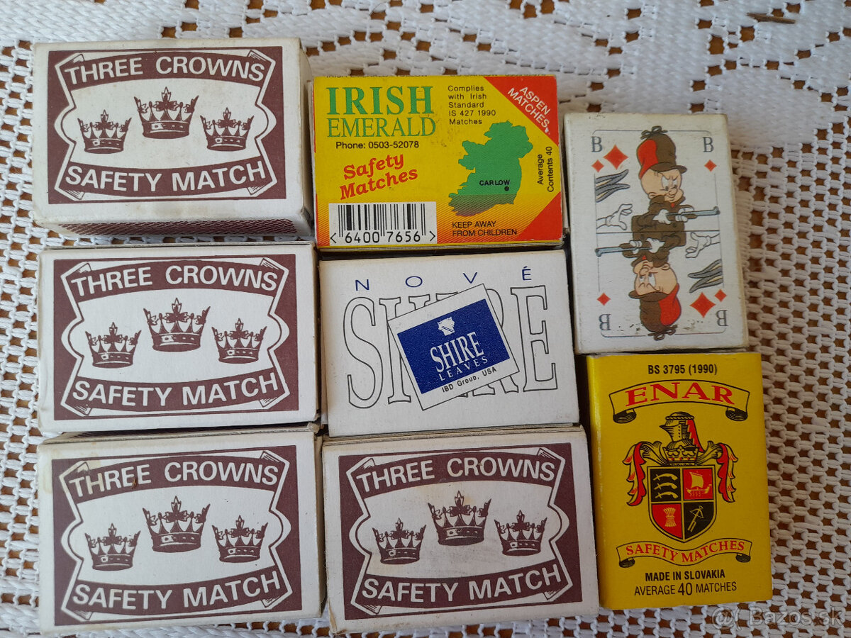 Staré zápalkové škatuľky - 2