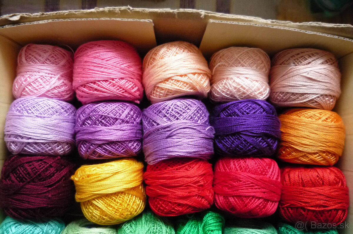 Vyšívacia priadza PERLOVKA - 2