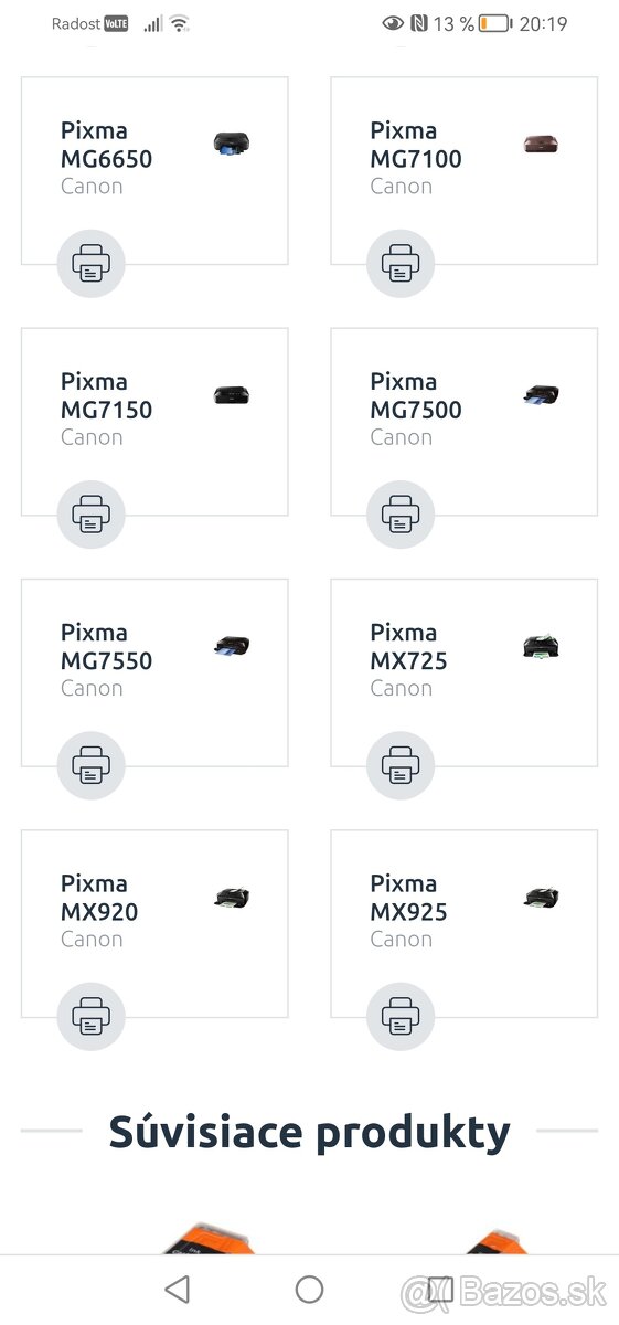 Naplne do tlačiarne Canon PGI550 a CLI551 - 2