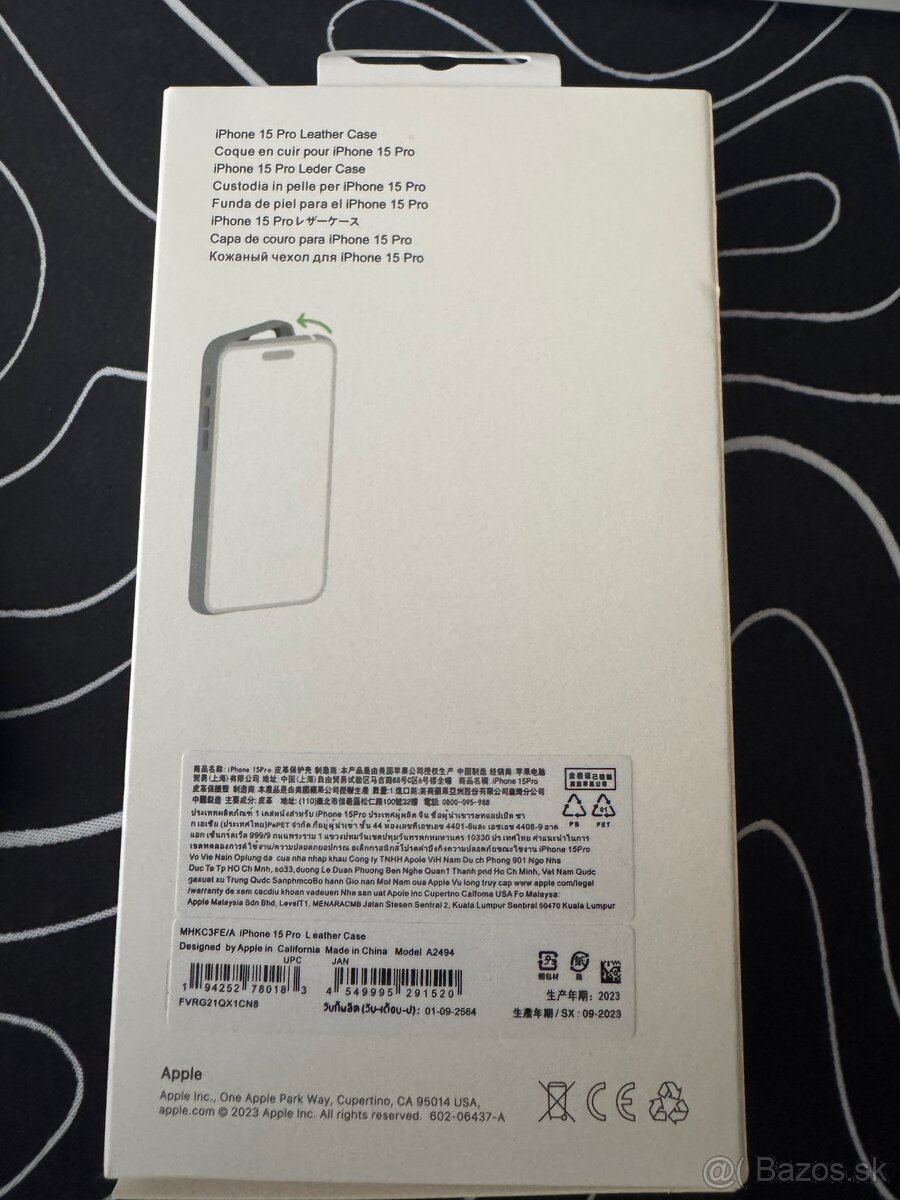 iPhone 15 Pro kožený obal - 2
