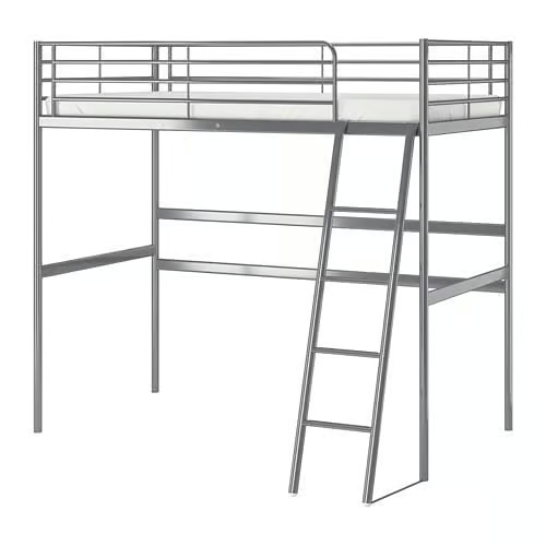 Ram postela IKEA SVARTA - 2