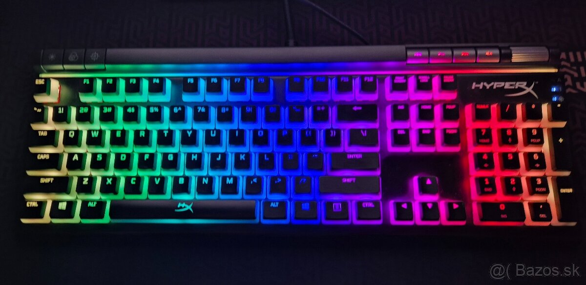 Predám hernú mechanickú klávesnicu HyperX Alloy Elite 2 - 2