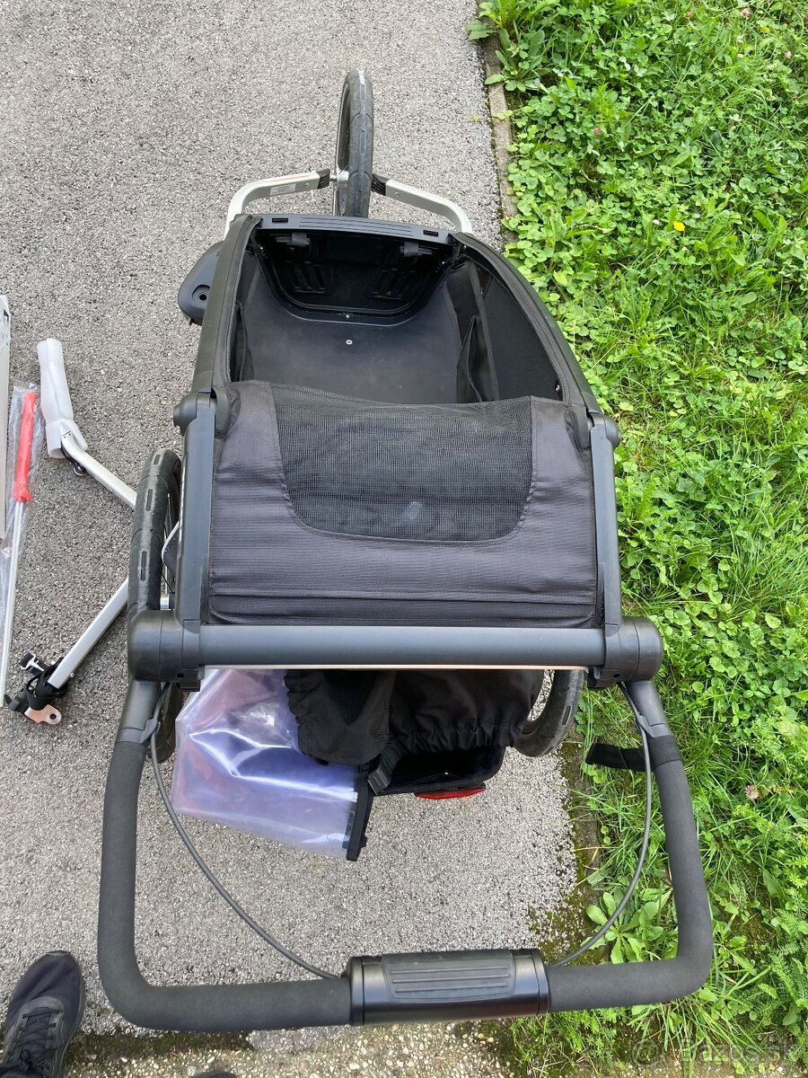 Predám vozík Thule Chariot Sport 1 + RunSet - 2